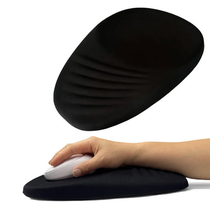Repose-Poignet Ergonomique – Tapis de Souris avec Support de Poignet Confortable – Coton Mémoire Haute Élasticité – Antidérapant – Silicone Durable – Taille 30×20×2,5 cm – Pour Ordinateur Portable et Bureau
