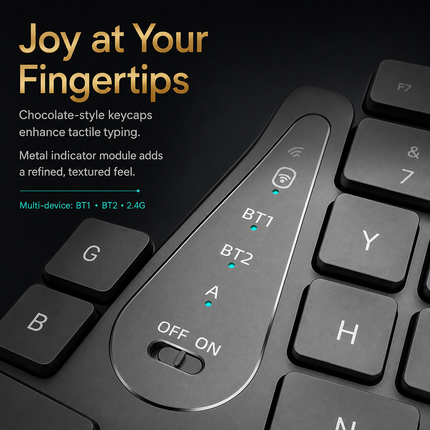Clavier Ergonomique Sans Fil 2,4 GHz – Conception Divisée Naturelle – Repose-Poignets Intégré – Inclinaisons Réglables – 111 Touches avec Pavé Numérique – Touches Silencieuses et Réactives – Rechargeable – Compatible PC, Mac, Tablet