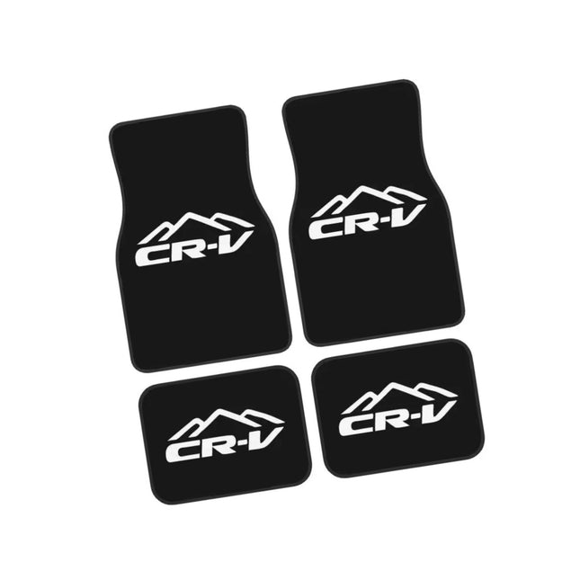 Tapis de Sol Automobile Honda CRV – Lot de 4 Pièces (2 Avant + 2 Arrière) – Tapis de Pieds en Caoutchouc Néoprène – Antidérapant – Imperméable – Facile à Nettoyer – Universel pour Voiture, SUV et Camion – Design Imprimé Élégant