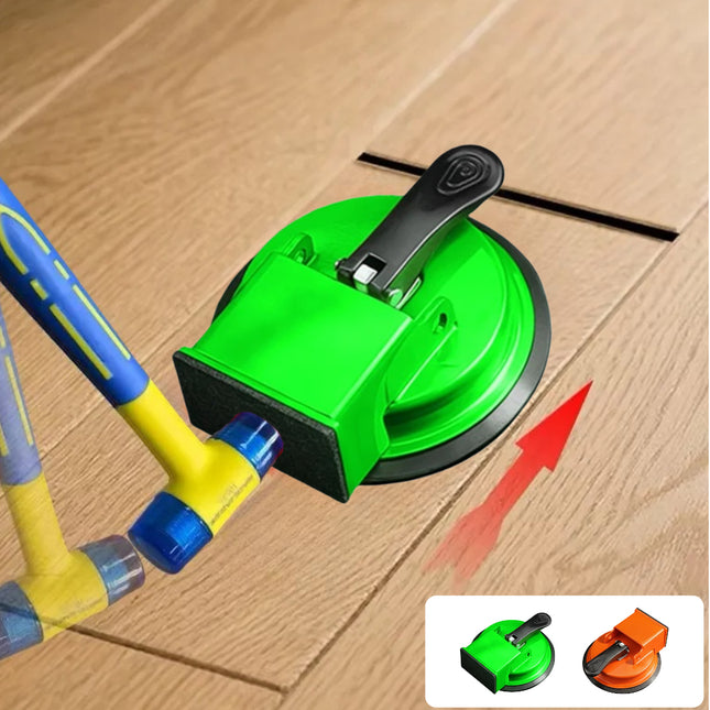 Outil de Serrage pour Joints de Plancher Bois – Ventouse Haute Adhérence >60kg avec Tampon Caoutchouc et Hauteur Réglable – Réparation et Rapprochement des Lames – Diamètre 118mm – Accessoire de Décoration Intérieure
