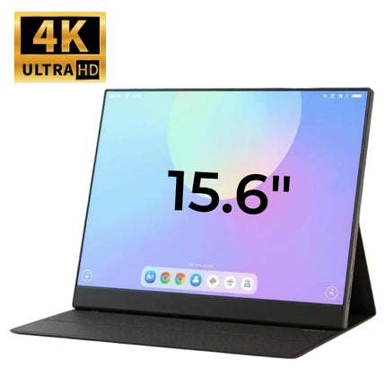 Écran Portable 4K 15,6" Moniteur USB-C/HDMI Couleurs 100% sRGB IPS, Luminosité 500 nits Parfait pour Mac/PC/Smartphone Gamers (Switch/PS5/Raspberry Pi) Télétravail