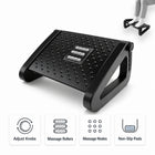 Appui-Pied Ergonomique Réglable pour Bureau – Repose-Pieds Portable Confortable – Hauteur Ajustable – Soulagement des Tensions – Idéal pour Télétravail, Bureau, Étude – Design Minimaliste Moderne – Plastique Durable