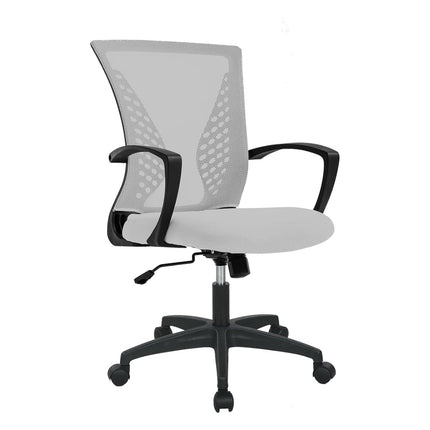 Fauteuil de Bureau Ergonomique BestOffice - Chaise de Bureau avec Support Lombaire, Dossier Mesh et Roulettes - Pour Mal de Dos - Certifiée BIFIMA - Réglable (Noir) Livraison Rapide