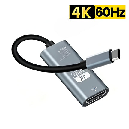 4K 60Hz  Type C to HDMI Adapter USB 3.1 HUB HDTV Converter Cable for iPhone 15 TV Converter for PC MacBook iPad Samsung Laptop