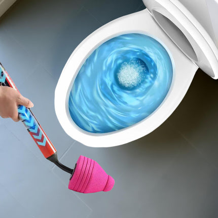 Déboucheur Toilette à Haute Pression - Pompe à Air Puissante et Réutilisable - Outil de Plomberie avec Poignée Ergonomique - Pour WC, Lavabos et Canalisations