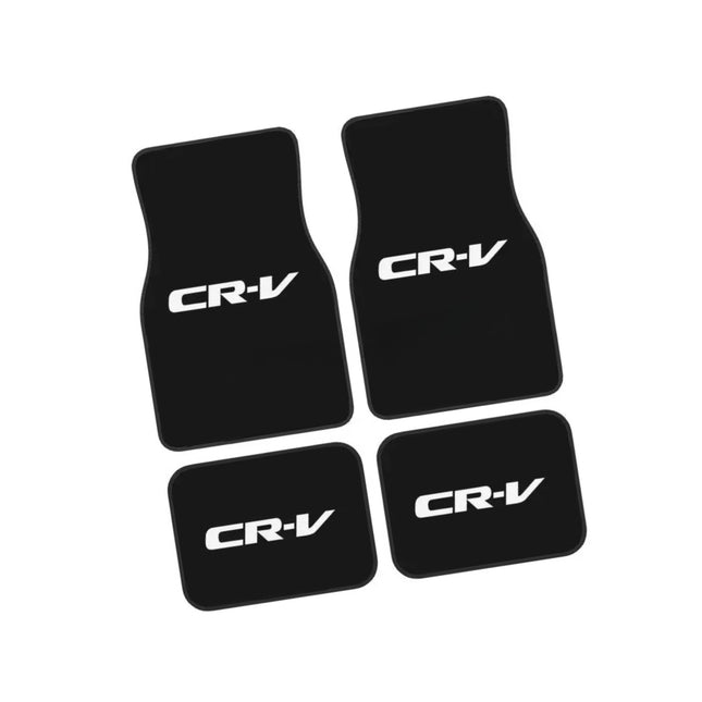 Tapis de Sol Automobile Honda CRV – Lot de 4 Pièces (2 Avant + 2 Arrière) – Tapis de Pieds en Caoutchouc Néoprène – Antidérapant – Imperméable – Facile à Nettoyer – Universel pour Voiture, SUV et Camion – Design Imprimé Élégant